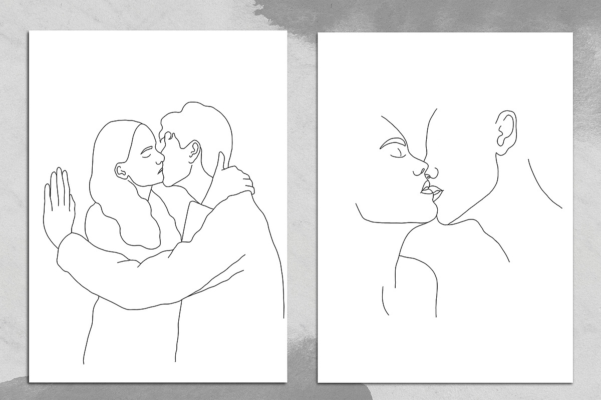 10 Love Goals Line Art, a Decorative Illustration by Miracles Everywhere (Photo 2 of 7)