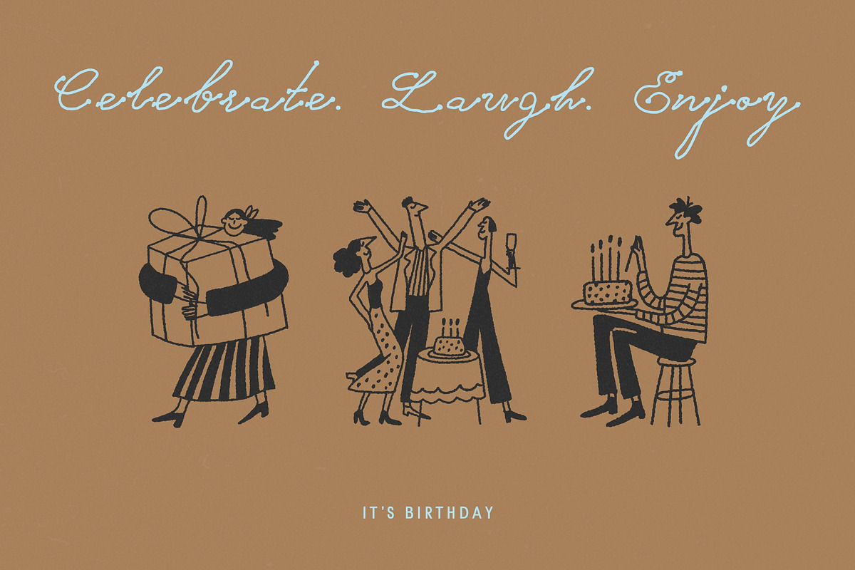 It’s Birthday: Festive Characters, a Person Illustration by Veyla (Photo 9 of 12)