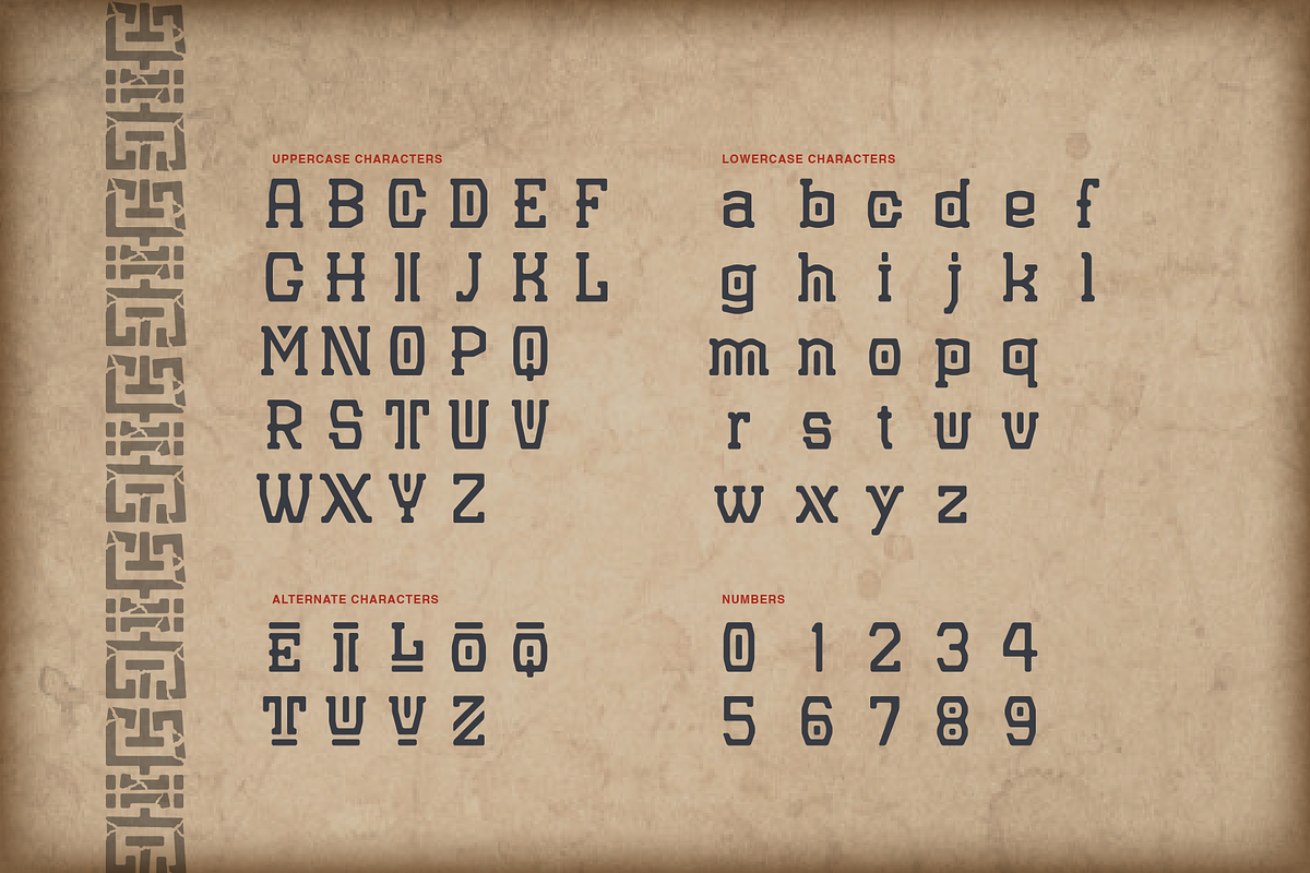Ruins, a Slab Serif Font by Foundry73 (Photo 2 of 6)