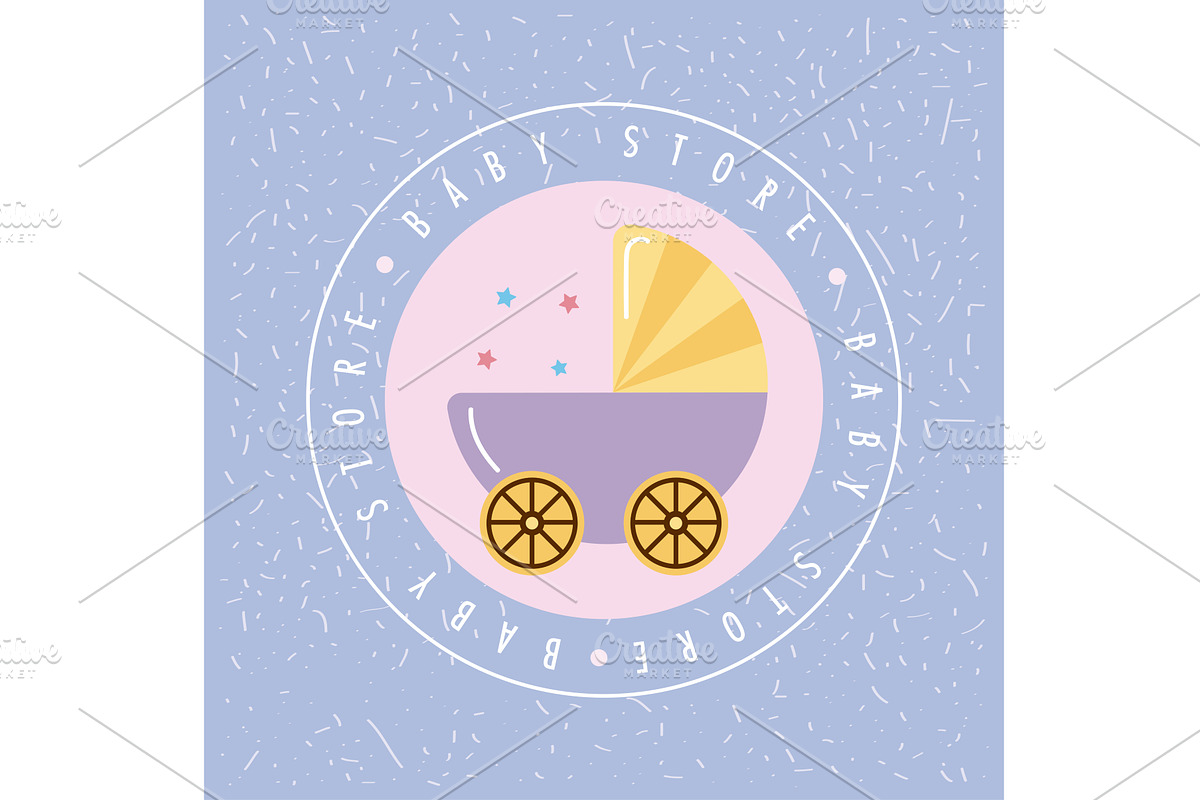 baby store seal, an Object Illustration by studiogstock