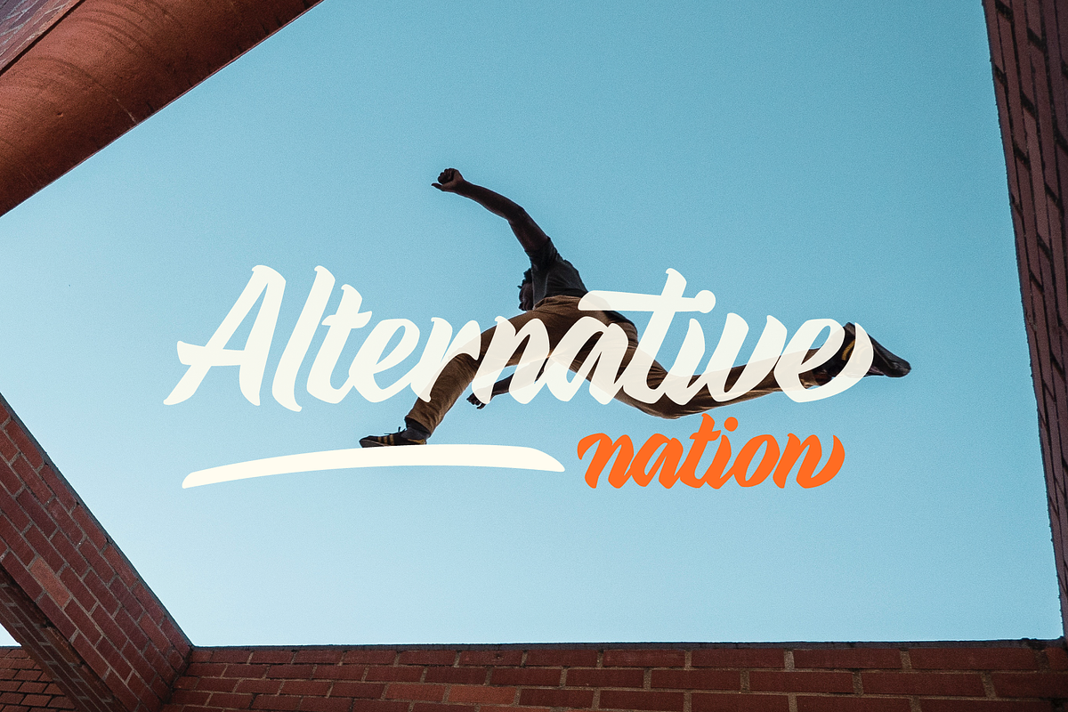 Urbax Script Font, a Script Font by Eko Bimantara (Photo 2 of 10)