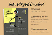 Modern Resume Design / CV - Leah, a Resume Template by Templates Design Co. (Thumbnail 14 of 17)