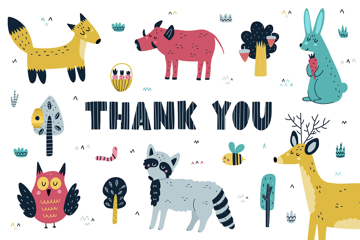 Forest Animals Collection, an Animal Illustration by Gulnara Sabirova (Photo 12 of 12)