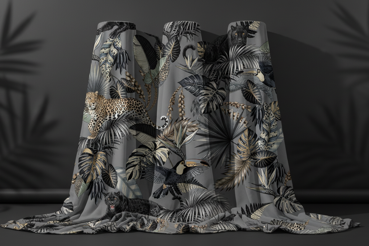 Indigo Jungle Tropical Seamles 2026, a Pattern Graphic by Luiz da Rolt Grathwohl (Photo 13 of 24)