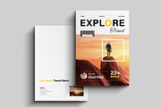 Travel Magazine Template Layout, a Magazine Template by NorthPeak (Thumbnail 3 of 13)