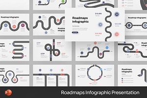 Roadmaps Infographic Powerpoint, a Presentation Template by Fit-tee