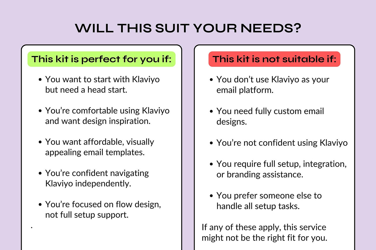 Klaviyo Easy Flow Templates, an Email Template by The Pixel Palace (Photo 11 of 12)