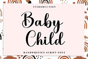 Baby Child, a Handwritten Font by InermediaSTUDIO (Thumbnail 1 of 8)