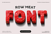 Row Meat Font, a Handwritten Font by Handmadefont (Thumbnail 1 of 10)