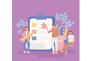 designers teamwork interacting, a Person Illustration by studiogstock