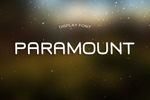 PARAMOUNT font preview 4