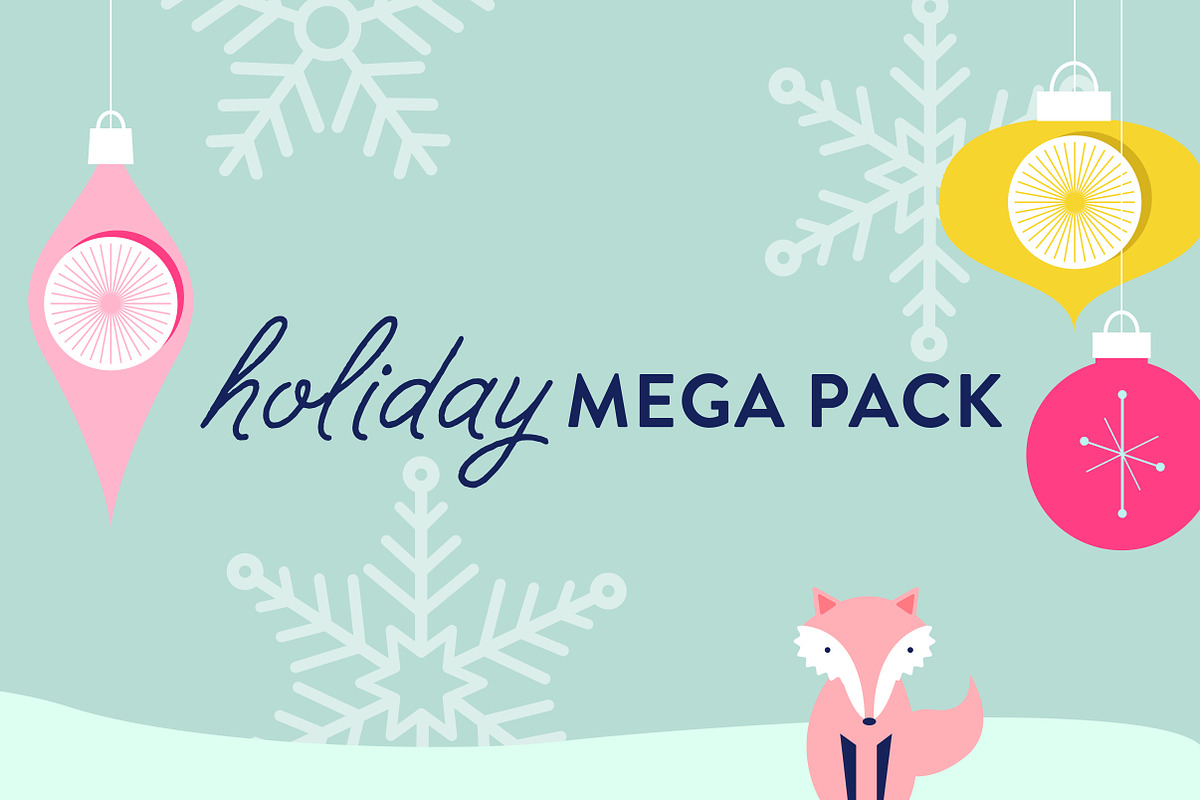 Holiday Vector Mega Pack, an Illustration by Sarah Hearts (Photo 1 of 8)