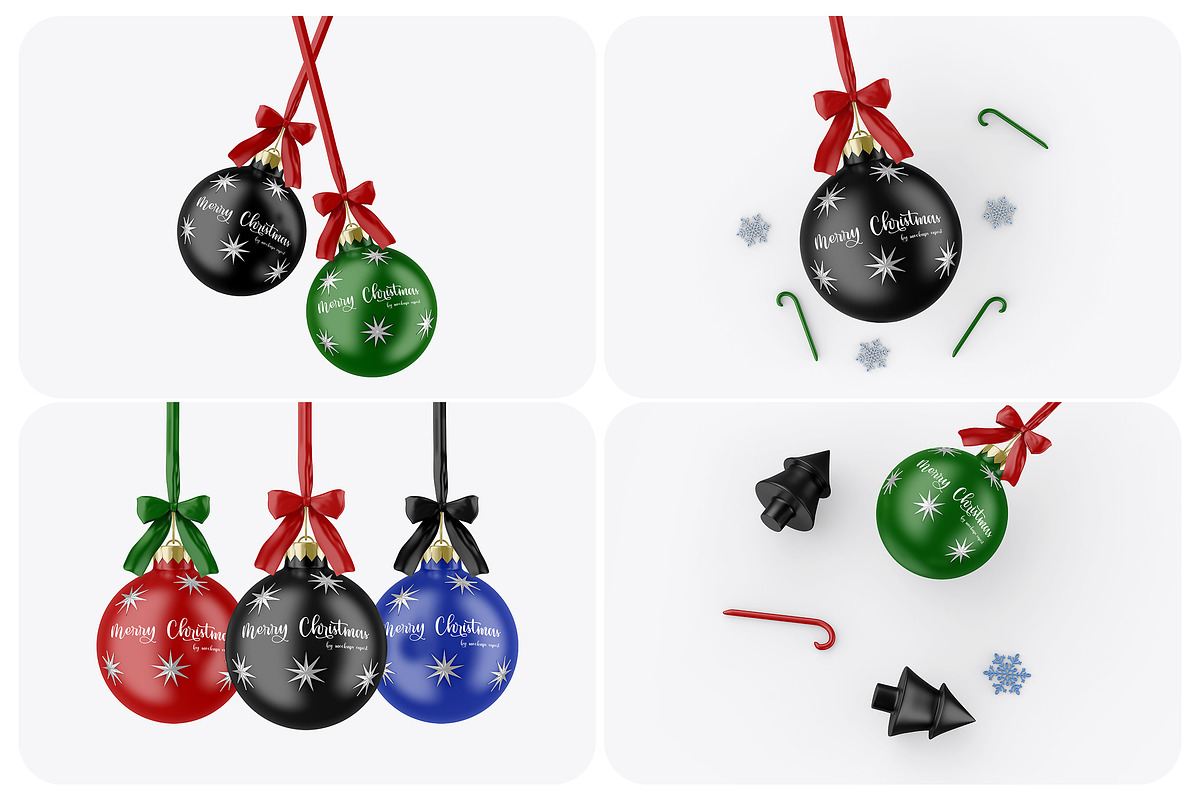 Christmas Ball Mockups, a Mockup by Mockups Expert (Photo 1 of 5)