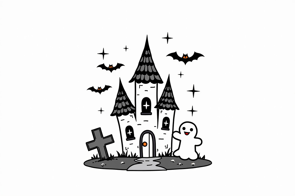 Spooky Halloween Clipart Set, an Illustration by BIPLOB EXPERT (Photo 15 of 26)