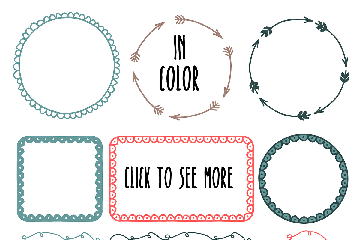 Hearts, arrows and frames, an Illustration by Lina_Lisichka (Photo 6 of 7)