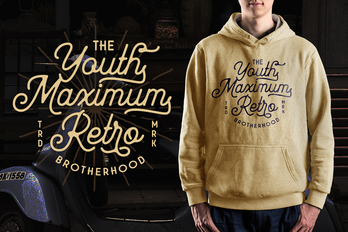 Mayhena Monoline Font preview 7