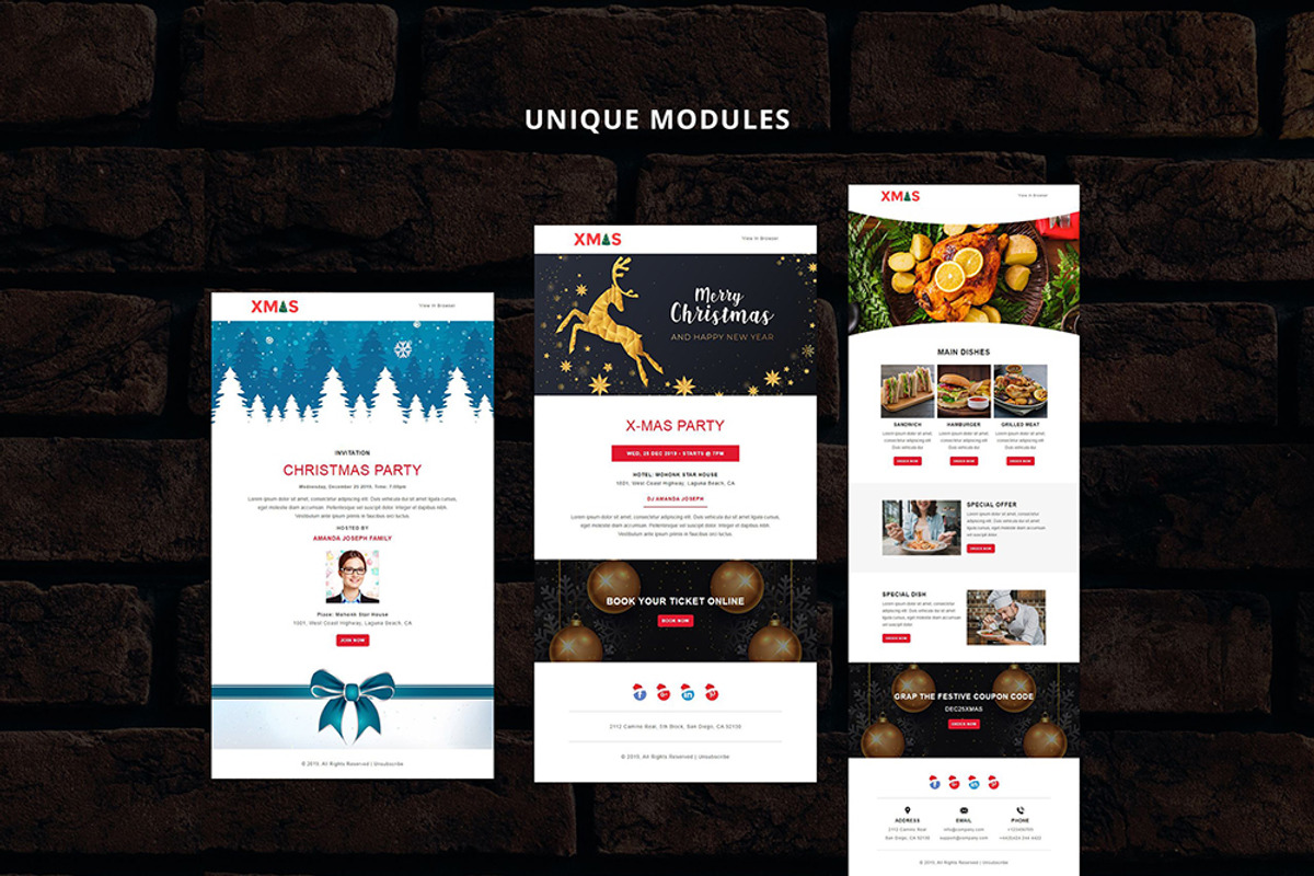 X-MAS - Responsive Email Templates, an Email Template by evethemes (Photo 5 of 5)