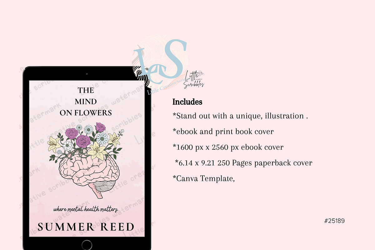 Premade Book Cover Minimalist Design preview 3