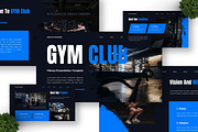 GYM Club - Fitness Google Slide, a Presentation Template by Deepslide Studio (Thumbnail 3 of 6)