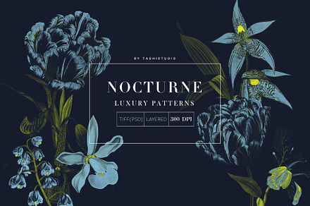 Nocturne luxury Prints & Motifs