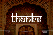 Shighar - Artdeco & Hindi Font, a Sans Serif Font by QR Design Studio (Thumbnail 6 of 6)
