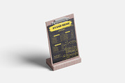 Menu Stand Mockup, a Packaging Mockup by bimockup (Thumbnail 3 of 6)