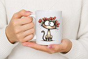 Whimsical Cat Tulips Drawing Clipart, a Seasonal Illustration by Canvas Craft (Thumbnail 9 of 10)