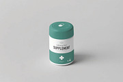 Supplement Jar and Box Mockup, a Packaging Mockup by DesignRushMarket (Thumbnail 10 of 12)
