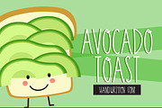 Avocado Toast Handwritten Font, a Sans Serif Font by Sabrina Schleiger Design (Thumbnail 4 of 4)