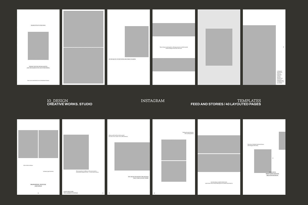 10_Design Instagram Templates, a Social Media Template by CREATIVE WORKS. (Photo 4 of 5)