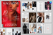 Fashion Magazine Template, a Magazine Template by BrandPacks (Thumbnail 1 of 7)