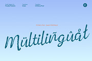 CS Mercy Pixel, a Script Font by Craft Supply Co. (Thumbnail 5 of 8)