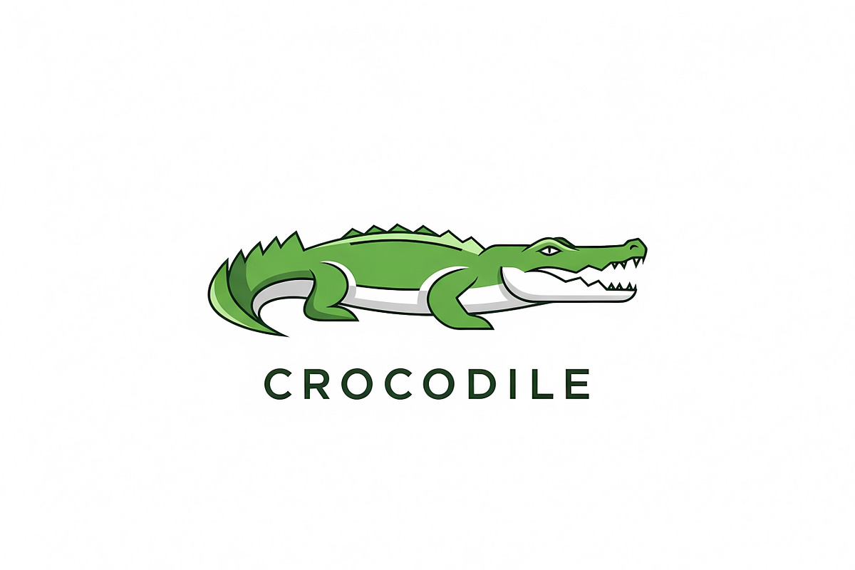 Green Crocodile Logo, a Branding & Logo Template by Logocreative (Photo 1 of 2)