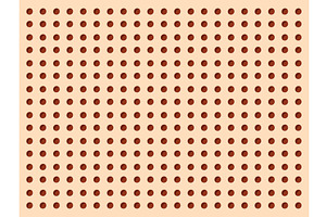 Peg board. Pegboard perforated panel, an Illustration by Stock-Smart-Start