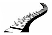 Stairway Journey Vector Bundle, an Illustration by jahid234 (Thumbnail 21 of 51)