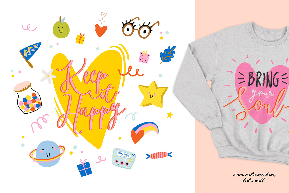 Girl Power Clipart & Quotes BUNDLE, a Graphic by Ruslana Lubenets (Photo 40 of 53)
