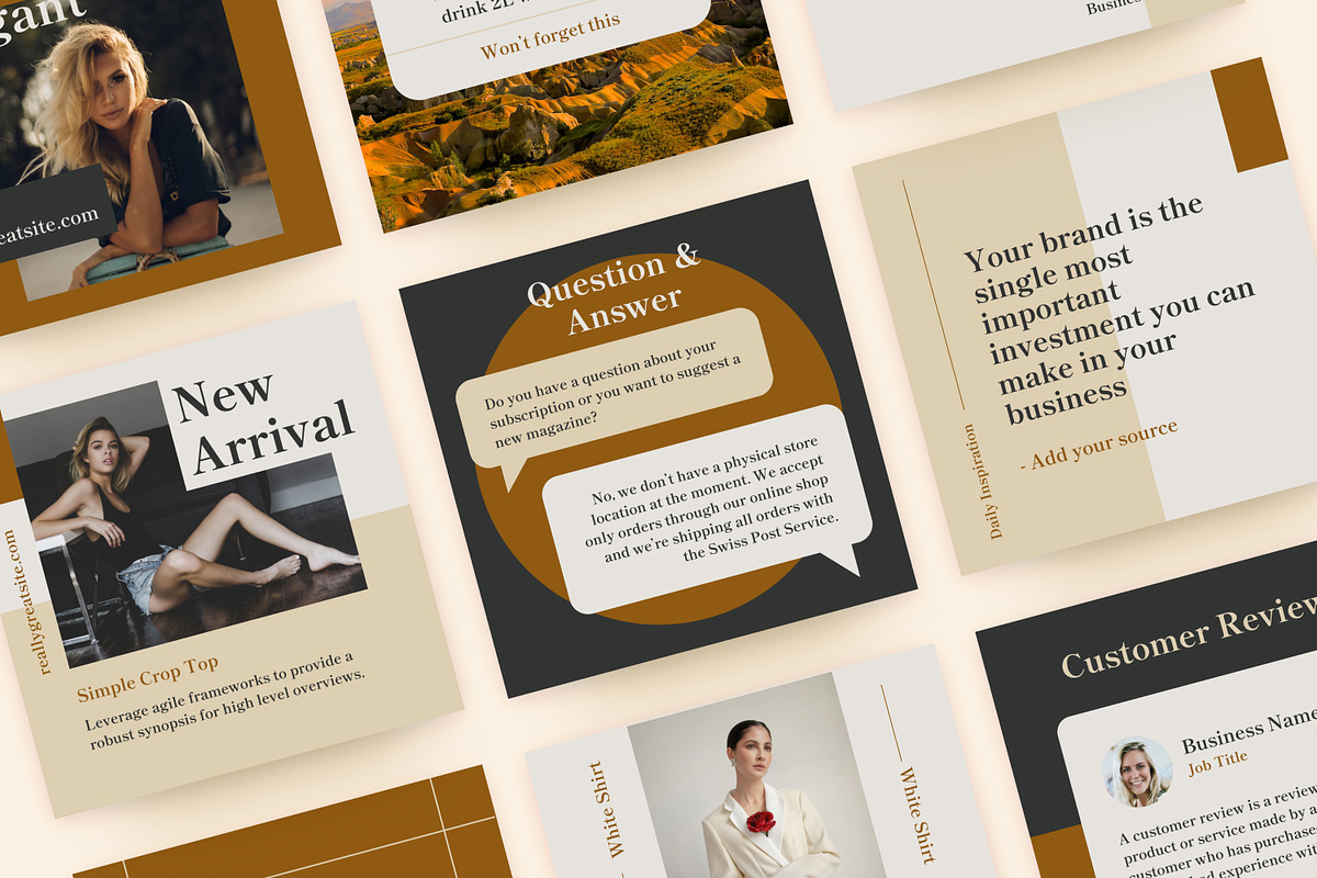 Sophie - Instagram Post Template, a Social Media Template by MYDesign (Photo 4 of 5)