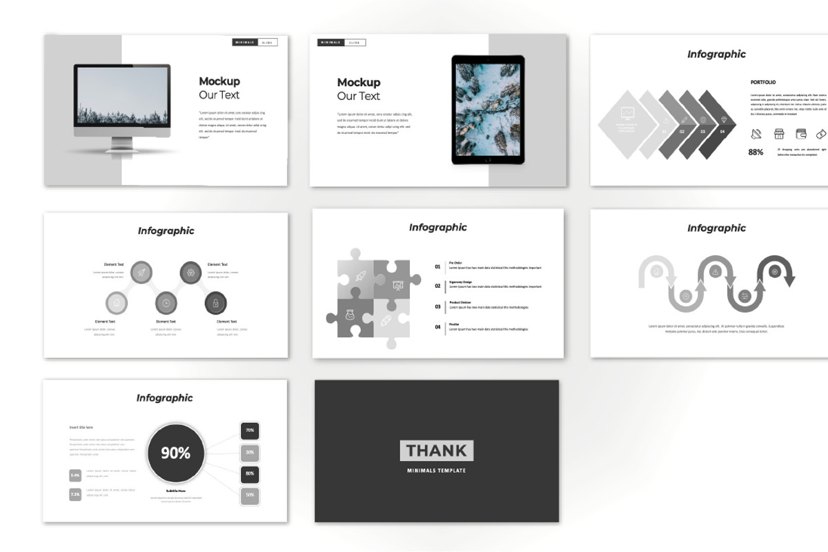 Miami Minimals Google Slide, a Presentation Template by Overcloud (Photo 4 of 4)