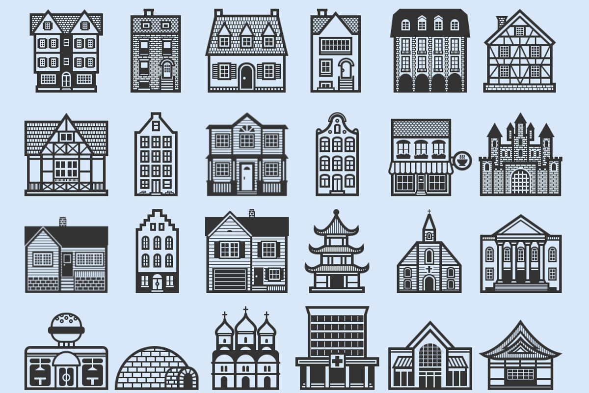 HomeSweetHome Icon Set, an Outline Icon by Iconka (Photo 2 of 2)