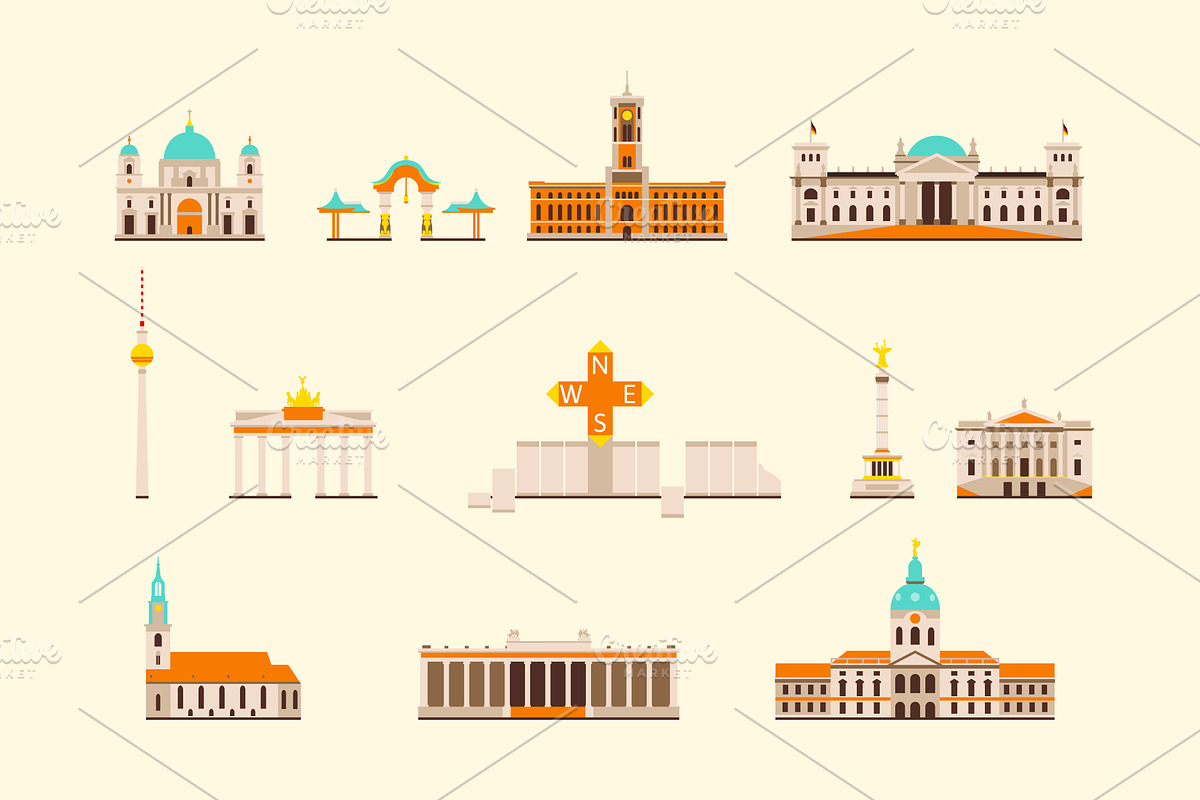 Berlin skyline, a Work Illustration by GlebTagirov (Photo 4 of 4)