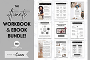 eBook Template Canva! 140pg Workbook, a Marketing Template by Templatables (Thumbnail 1 of 11)