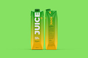 Juice Mockup Tetra Prisma 1000ml, a Packaging Mockup by easymock (Thumbnail 7 of 10)