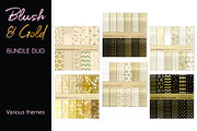 84% OFF! Blush & Gold BUNDLE DUO, a Texture Graphic by Chus Moreno Studio (Thumbnail 4 of 7)