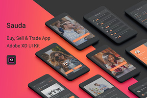 Buy, Sell & Trade Adobe XD UI Kit