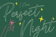 Beston Dashed, a Script Font by Craft Supply Co. (Thumbnail 2 of 8)