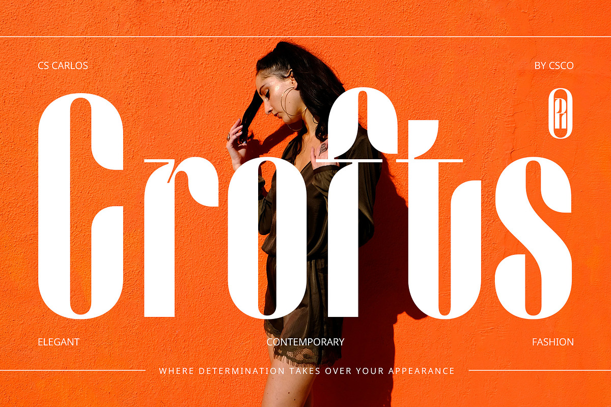 CS Carlos – Condensed Font, a Sans Serif Font by Craft Supply Co. (Photo 5 of 8)
