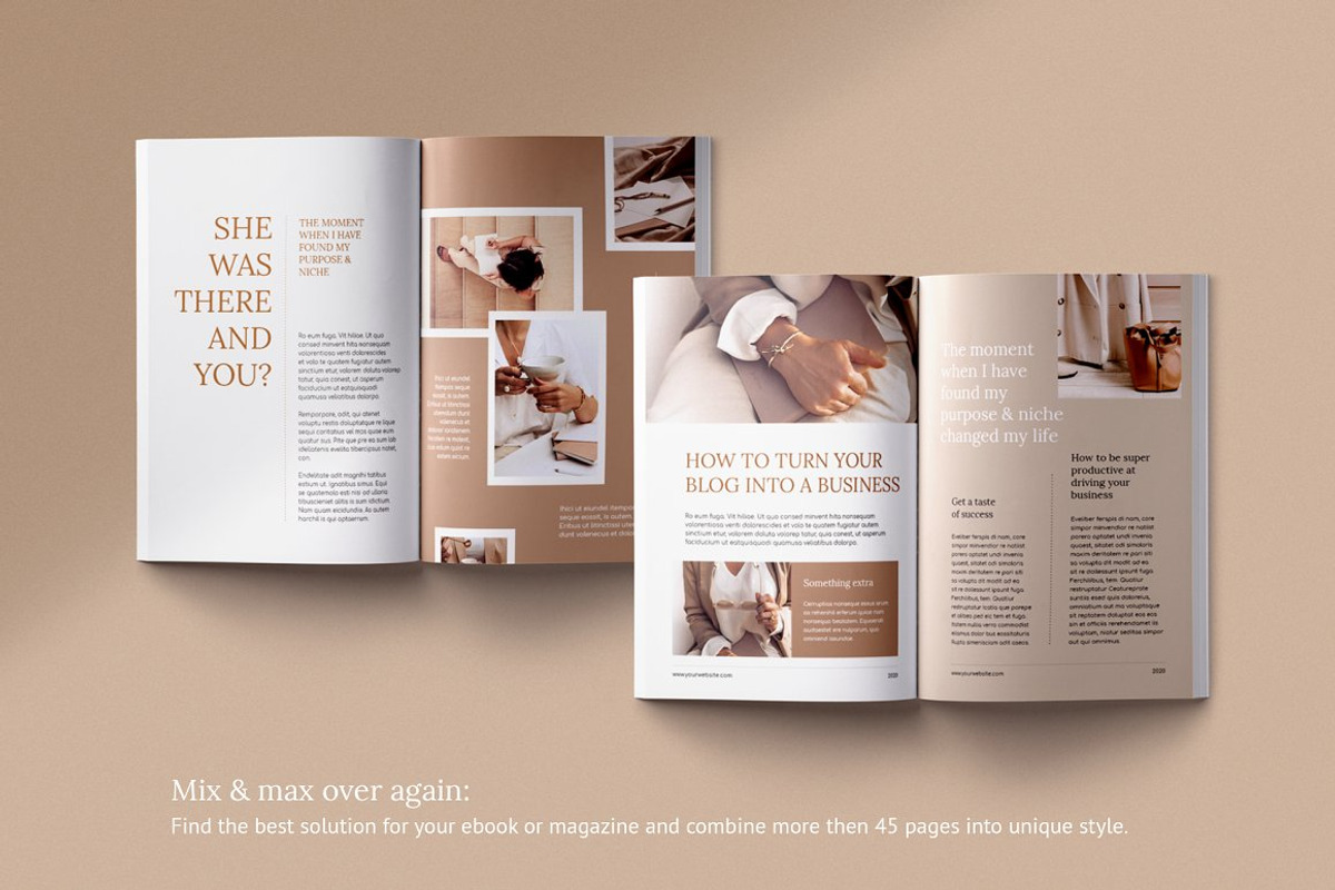 eBook / CANVA, INDD / Elegant, a Magazine Template by Mirazz (Photo 12 of 14)