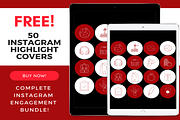 Red Instagram Puzzle Post Template, a Social Media Template by LushBury (Thumbnail 3 of 5)