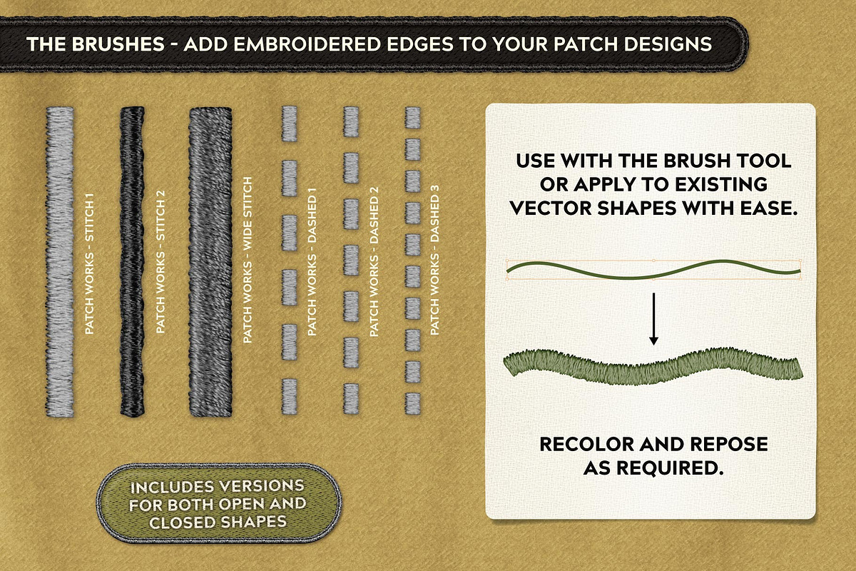 The Patch Works - Fabric Badge Maker, a Brushes & More by The Artifex Forge (Photo 9 of 11)