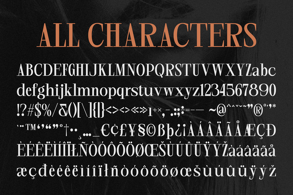 CS Galcia – Condensed Font, a Serif Font by Craft Supply Co. (Photo 8 of 8)